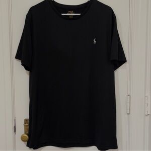 NWOT Ralph Lauren Polo Men’s Black T Shirt XL Extra Large Luxurious Feel